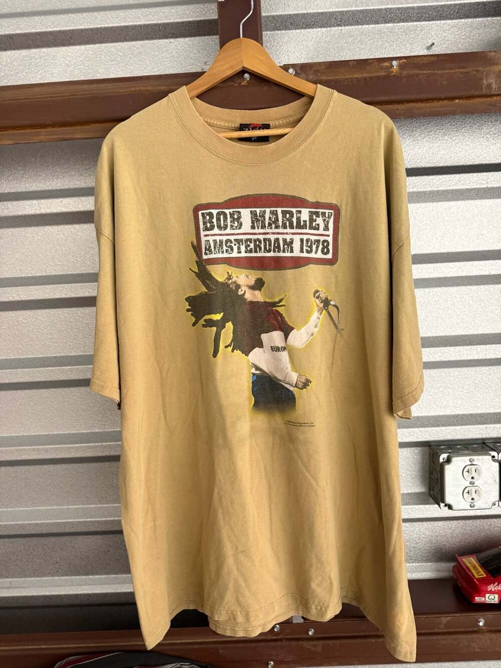 Vintage 2004 Zion Rootswear Bob Marley Amsterdam 1978 Graphic T-Shirt 2X